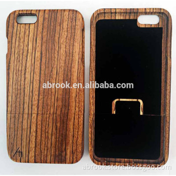 for iphone 6plus zebra wood case